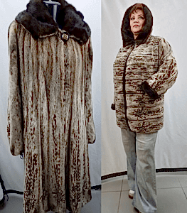 Химчистка, отбеливание и перекрой норковой шубы