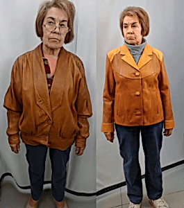 Перекрой куртки из натуральной кожи с добавлением вставок из нашей кожи