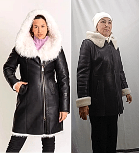 Перекрой дубленки(до/после)